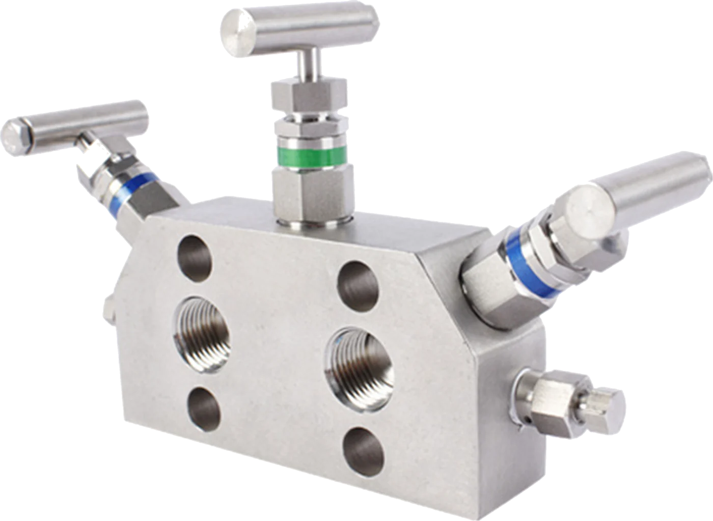 Three-valve instrument manifold