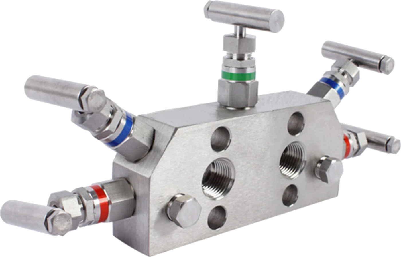 Double block and bleed valve body