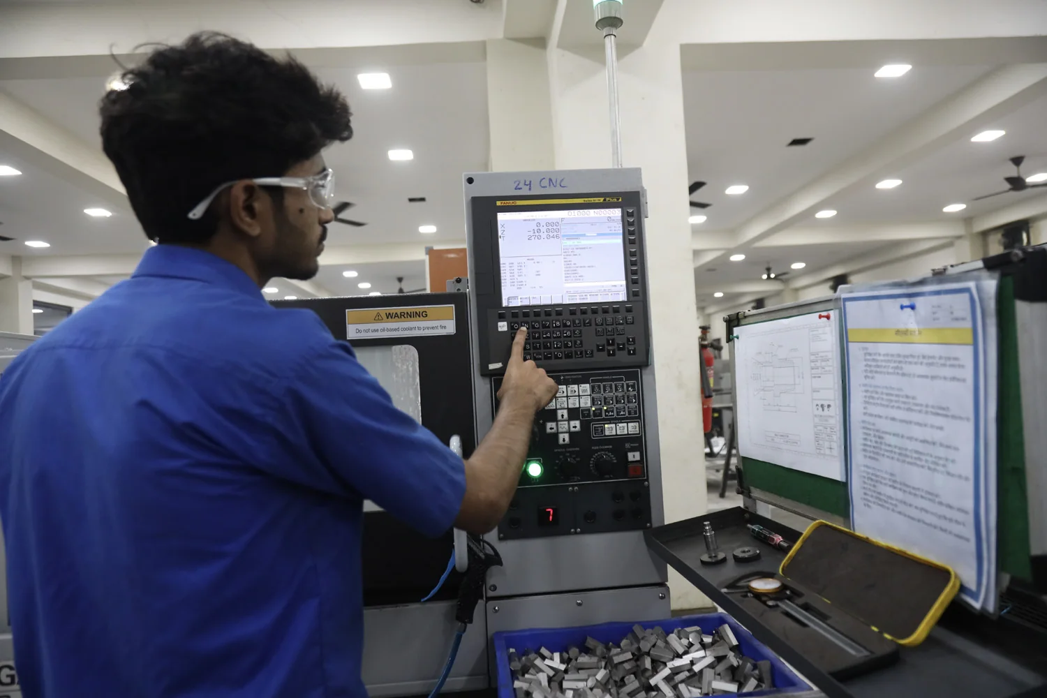 CNC turning to drawing tolerance