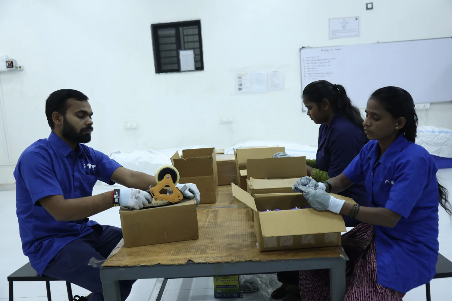 Marking, packing and despatch