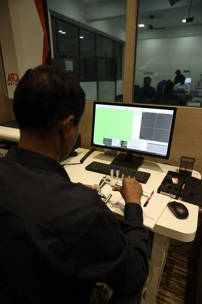 Results reviewed at the lab workstation